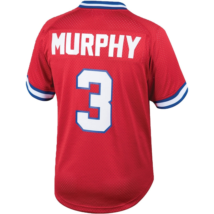 A.Braves #3 Dale Murphy Cooperstown Collection Big & Tall Mesh Batting Practice Jersey - Red