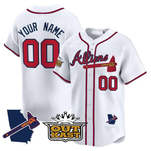 Custom Atlanta Braves Atliens Vapor Premier Limited V2 C All Stitched Baseball Jersey