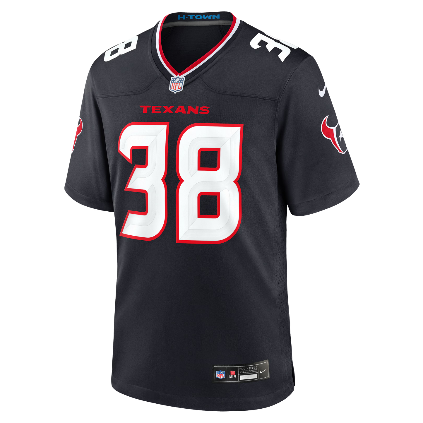 Houston Texans Zion Childress Navy Team Game Jersey