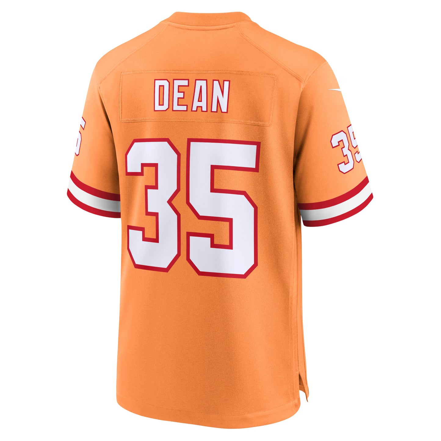 Tampa Bay Buccaneers Jamel Dean Orange Alternate Game Jersey