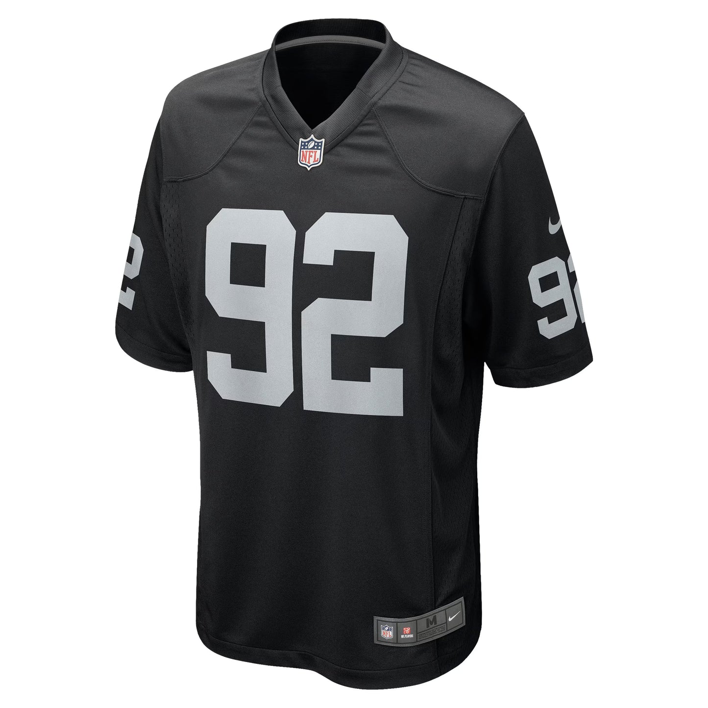 Las Vegas Raiders Richard Seymour Black Retired Player Game Jersey