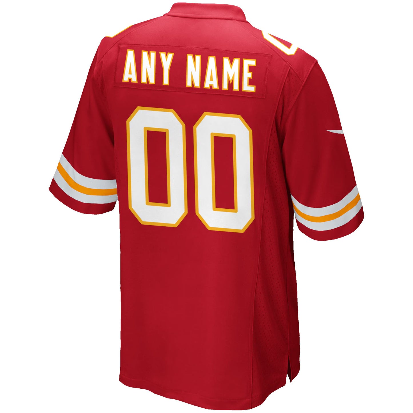Kansas City Chiefs Red Custom Game Jersey