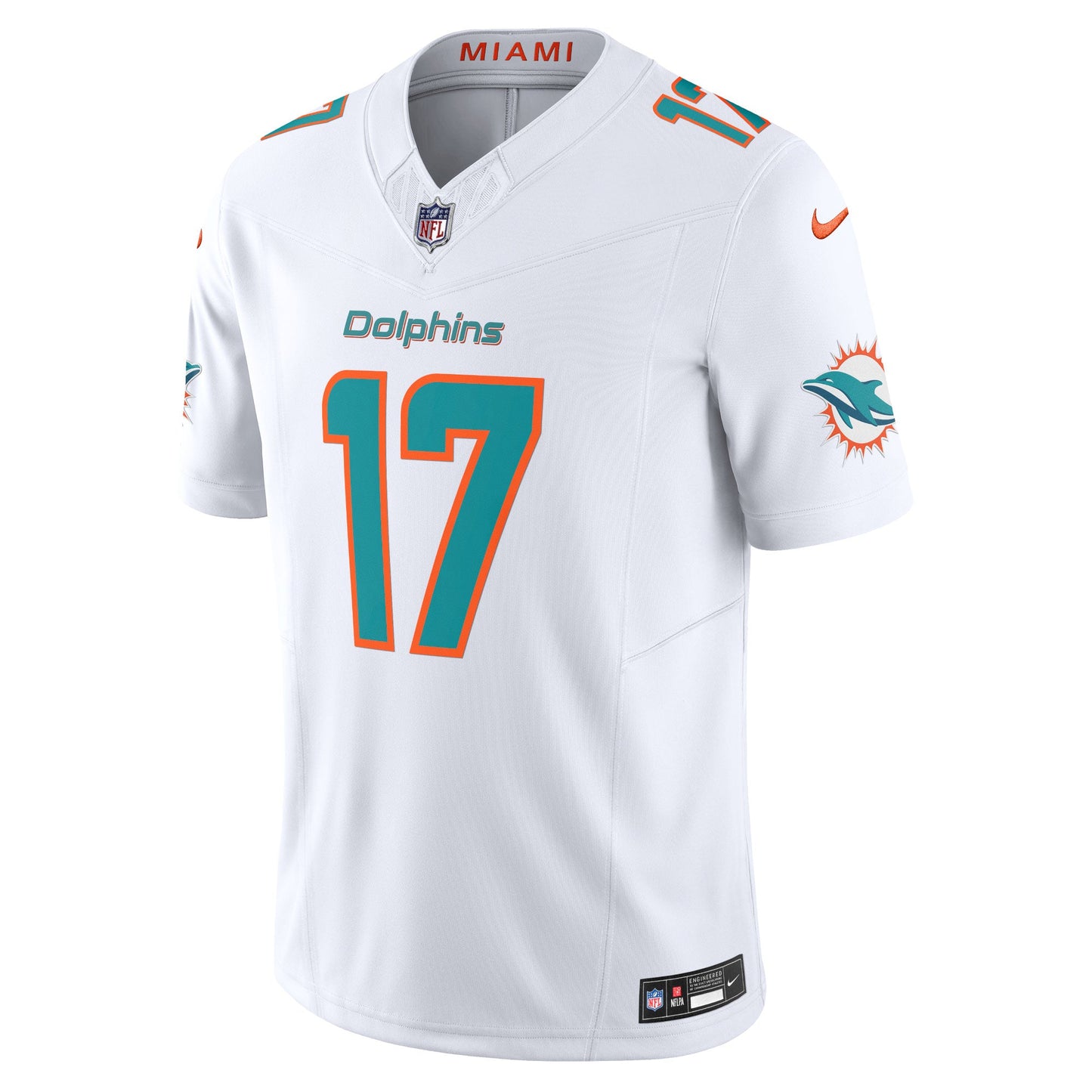 Miami Dolphins Jaylen Waddle White Vapor F.U.S.E. Limited Jersey