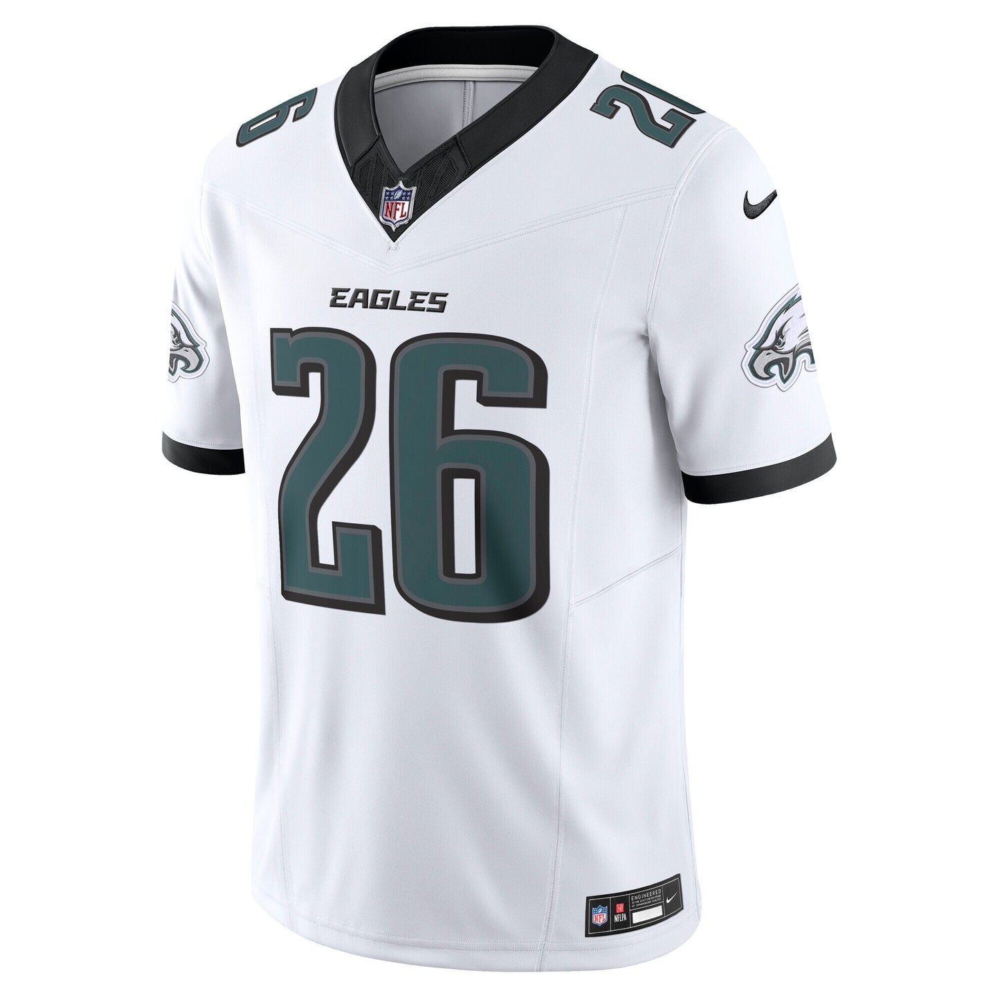 Philadelphia Eagles Saquon Barkley White Vapor F.U.S.E. Limited Jersey