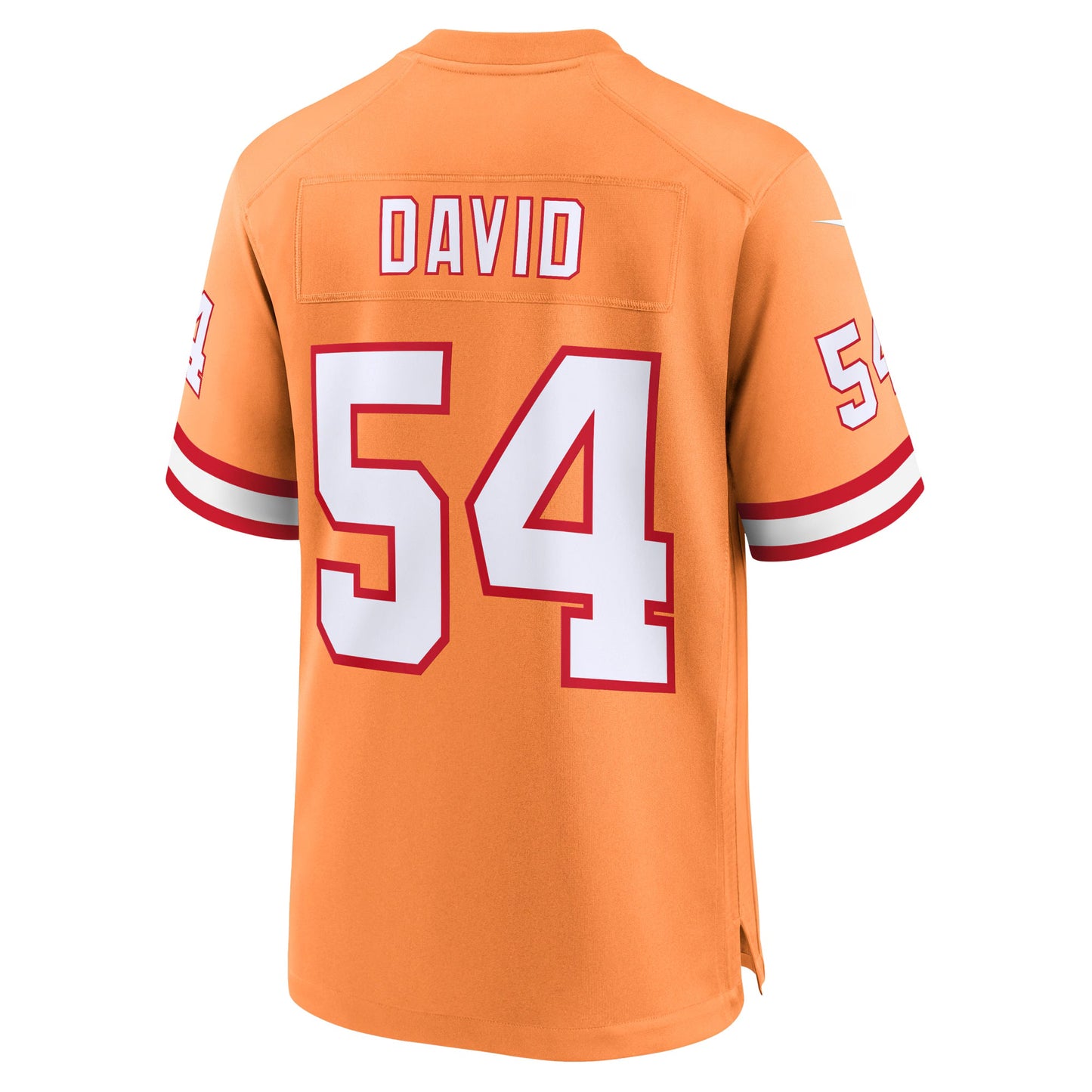 Tampa Bay Buccaneers Lavonte David Orange Throwback Game Jersey