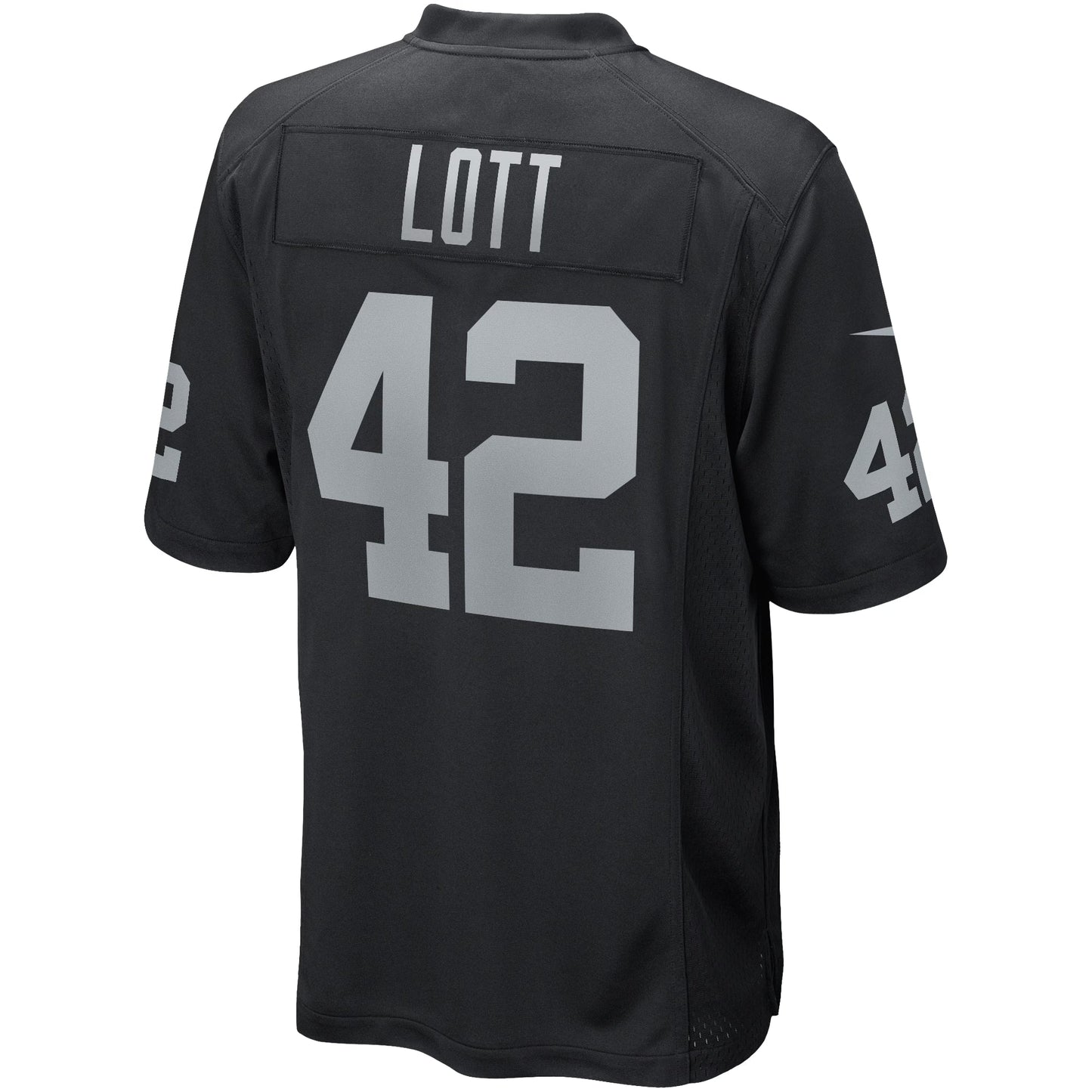 Las Vegas Raiders Ronnie Lott Black Game Retired Player Jersey