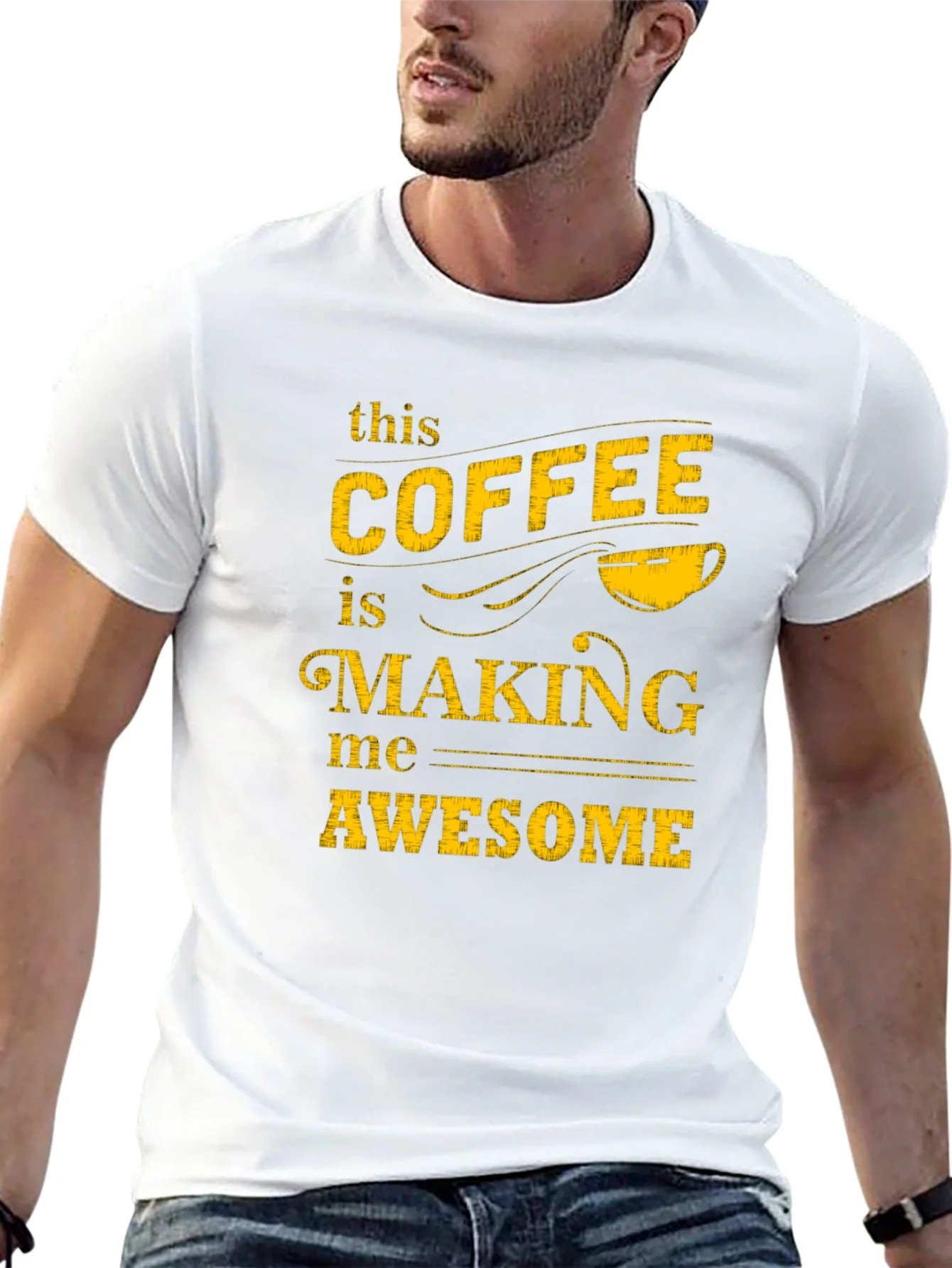 Coffee Making Me Awesome Graphic Tee