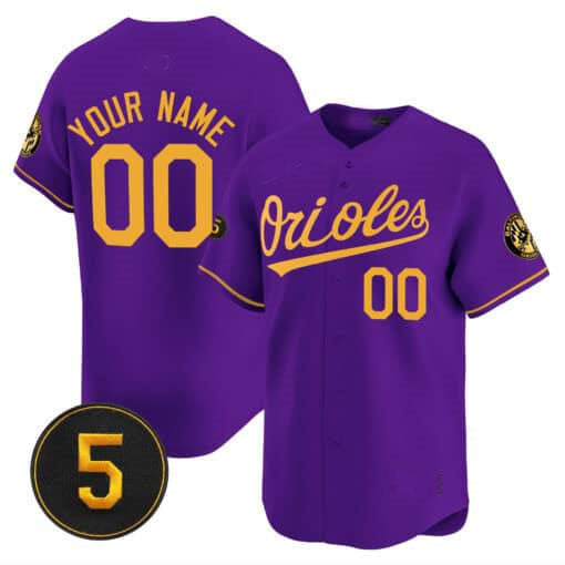 Custom Baltimore Orioles Robinson Patch Vapor Premier Limited C All Stitched Baseball Jersey