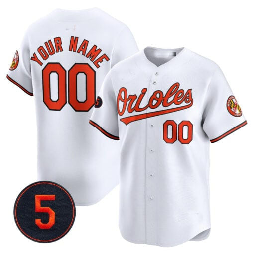 Custom Baltimore Orioles Robinson Patch Vapor Premier Limited C All Stitched Baseball Jersey