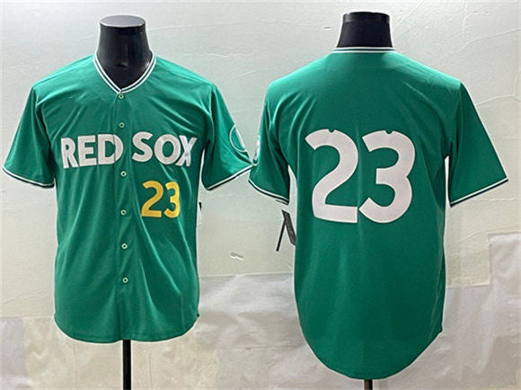 Boston Red Sox #23 Romy Gonzlez Green 2025 City Connect Limited Stitched Baseball Jersey