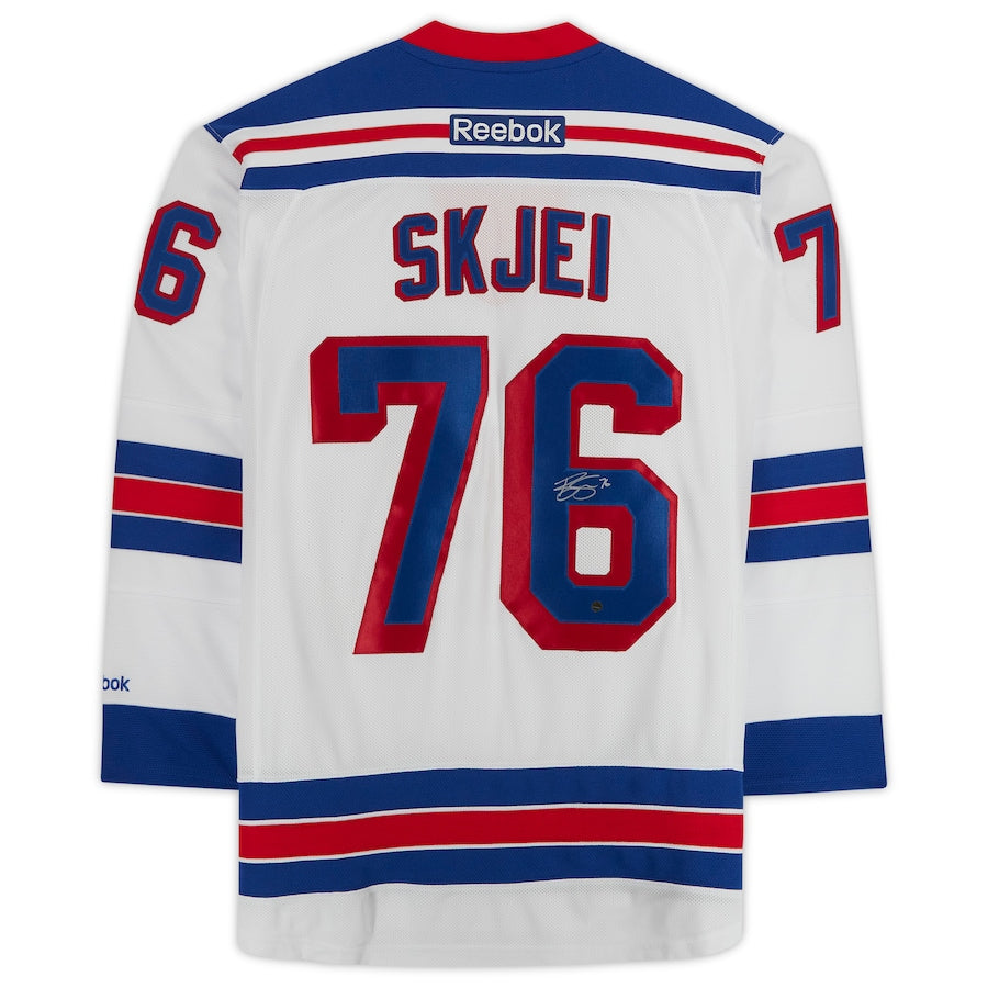 NY.Rangers #76 Brady Skjei   Reebok Premier Jersey White Stitched American Hockey Jerseys