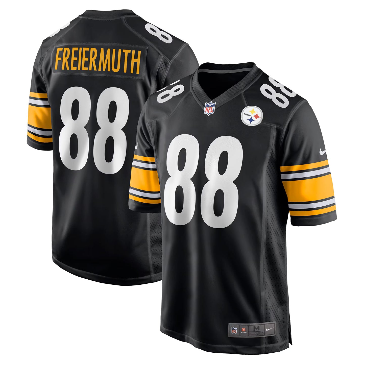 Pittsburgh Steelers Pat Freiermuth Black Game Jersey