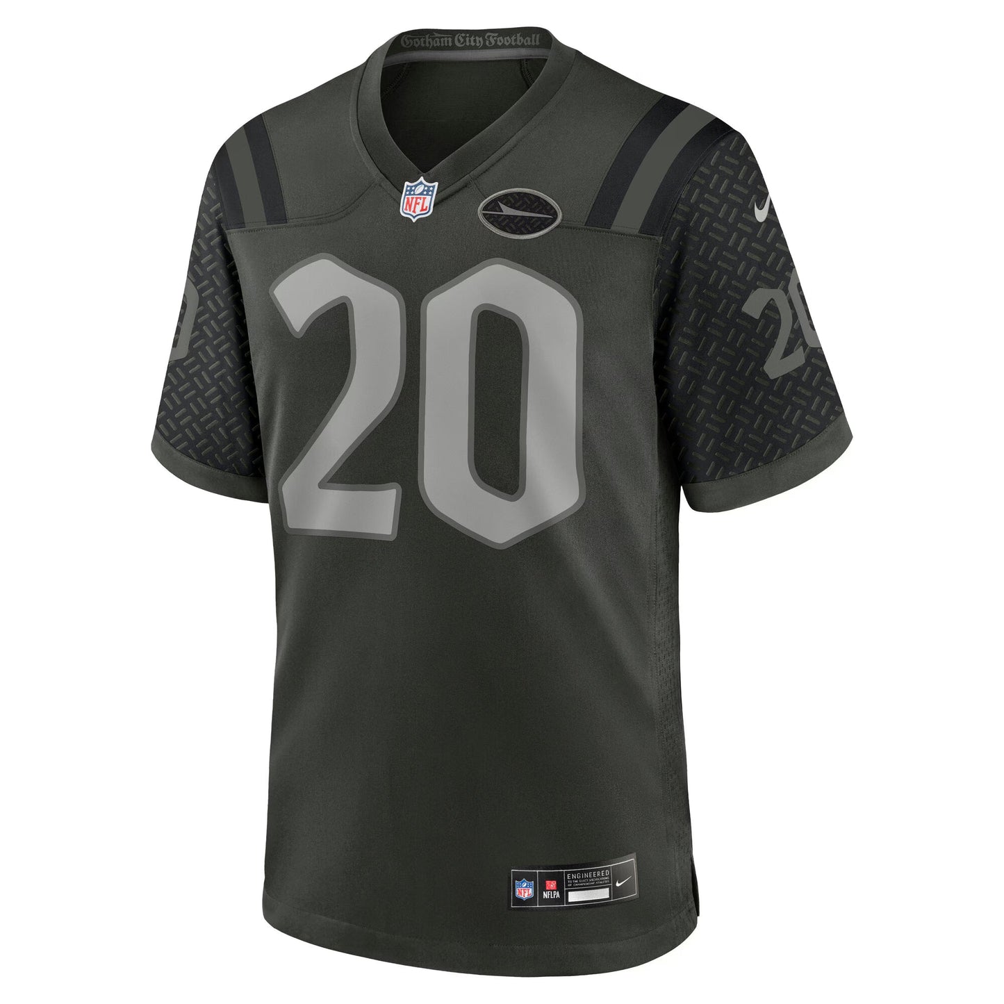 New York Jets Breece Hall Gotham Green 2025 Rivalries Collection Game Jersey