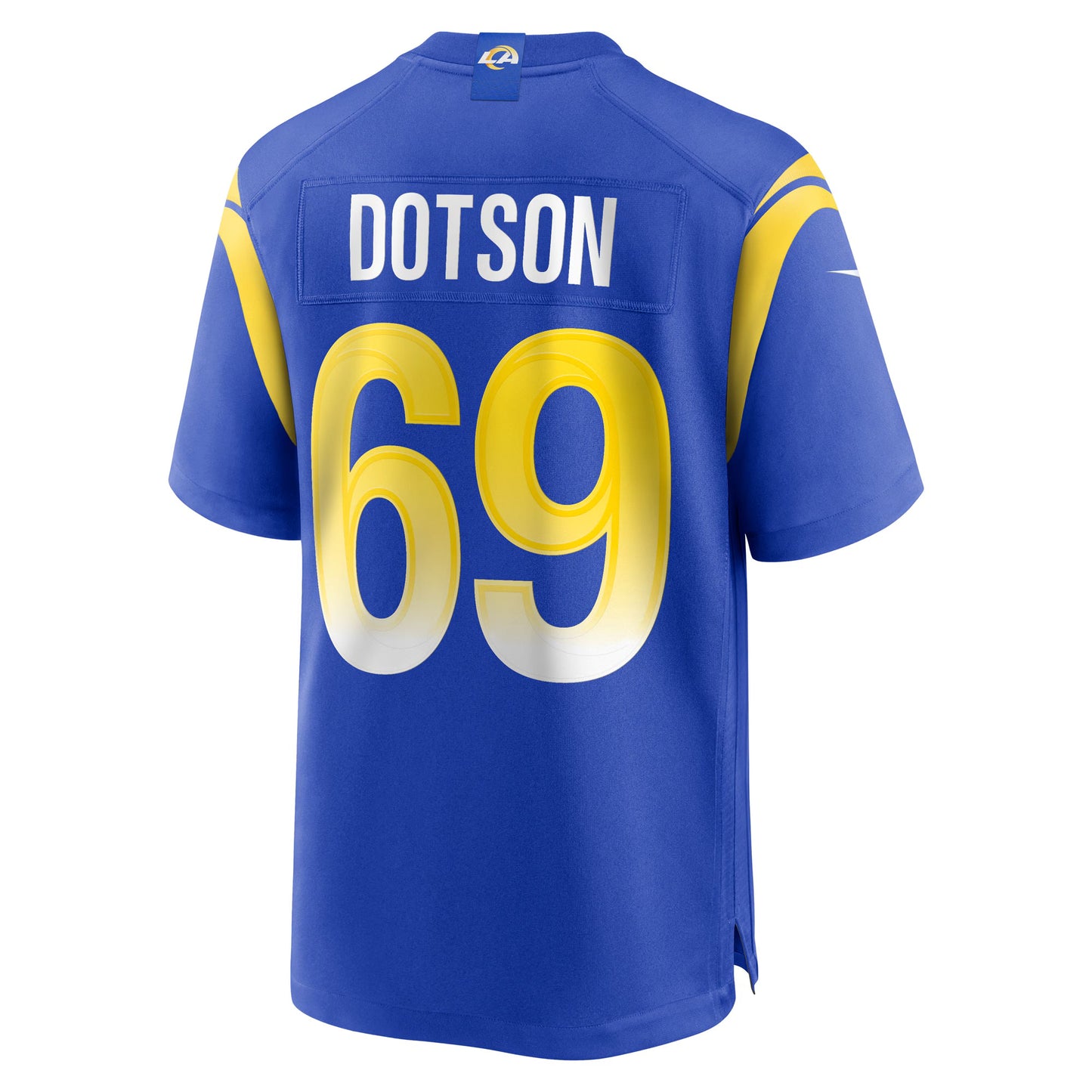 Los Angeles Rams Kevin Dotson Royal Game Jersey