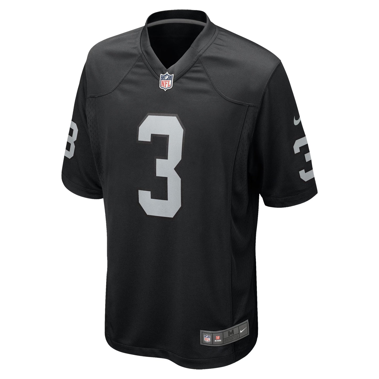 Las Vegas Raiders Zamir White Black Team Game Jersey