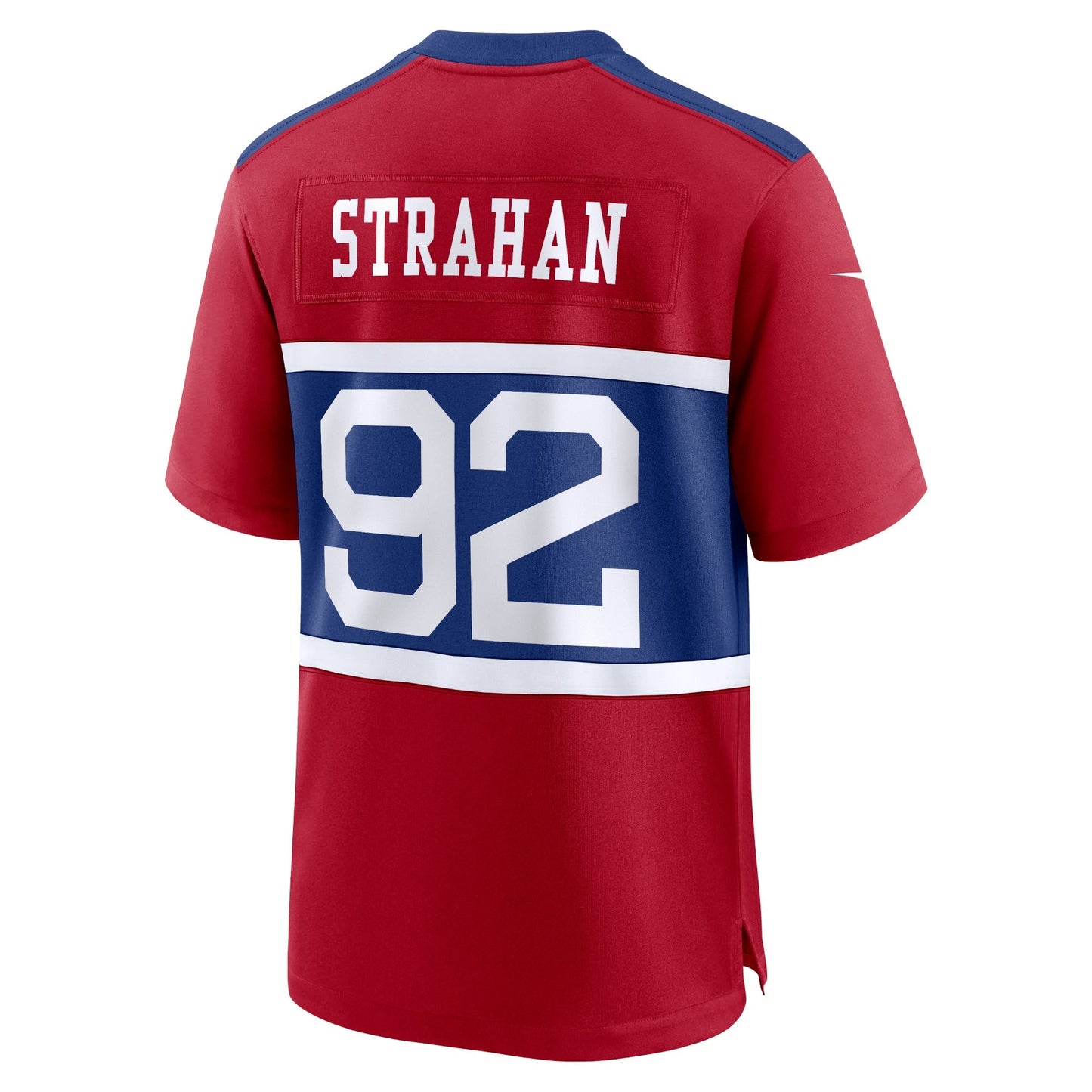 New York Giants Michael Strahan Century Red Alternate Retired Player Game Jersey