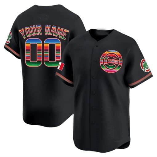 Custom Chicago Cubs Mexico Vapor Premier LimitedC All Stitched Baseball Jersey