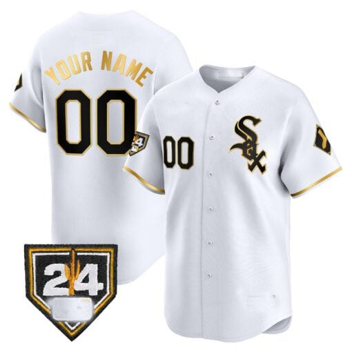 Custom Chicago White Sox 2024 Spring Training Patch Vapor Premier LimitedAll Stitched Baseball Jersey