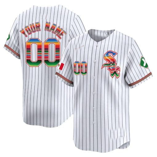 Custom Chicago White Sox Mexico Vapor Premier Limited V2 All Stitched Baseball Jersey