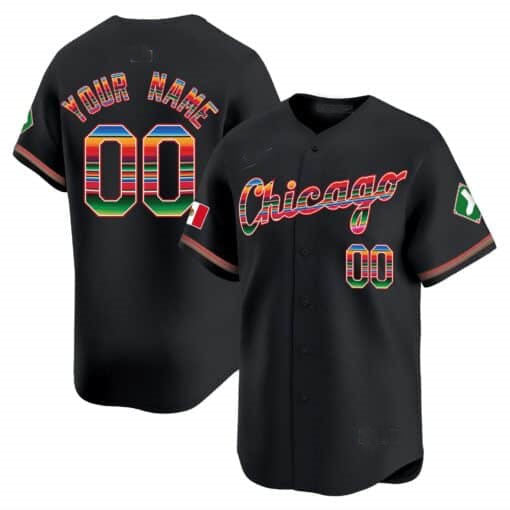 Custom Chicago White Sox Mexico Vapor Premier Limited V3 All Stitched Baseball Jersey