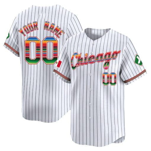 Custom Chicago White Sox Mexico Vapor Premier Limited V3 All Stitched Baseball Jersey