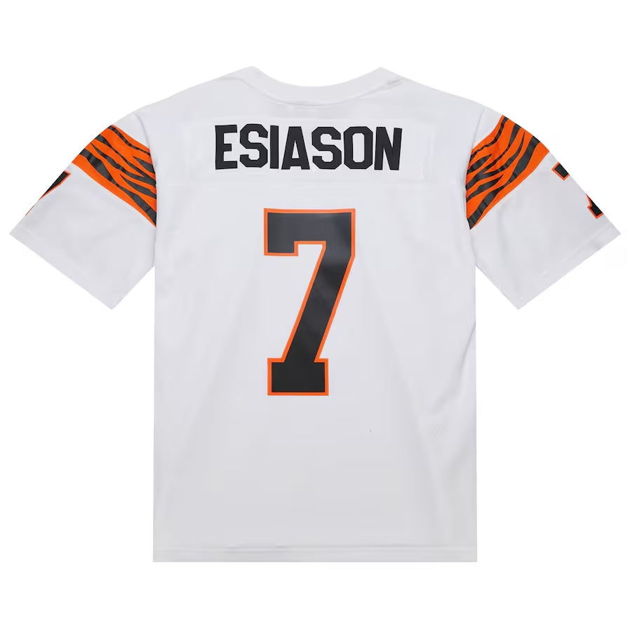 C.Bengals #7 Boomer Esiason 1984 Legacy Replica Jersey - White American Football Jerseys