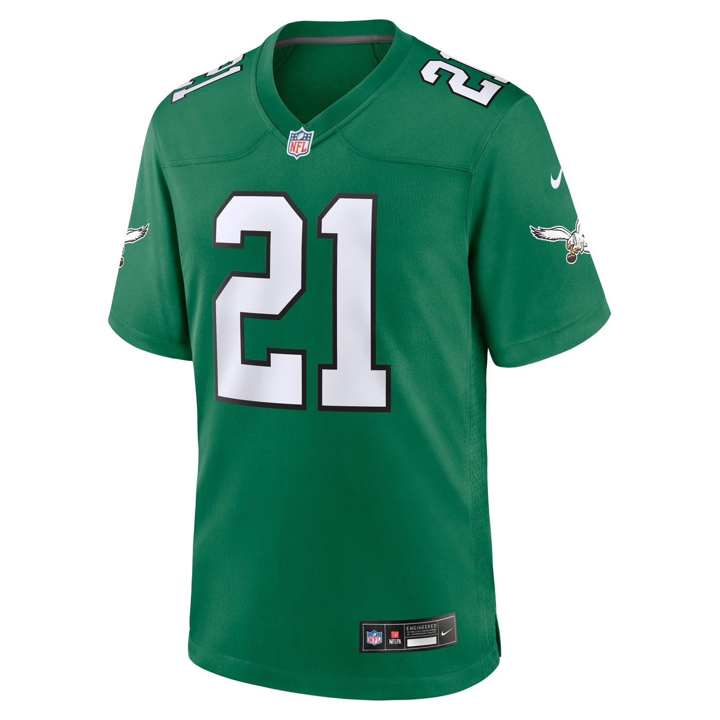 Philadelphia Eagles Eric Allen Kelly Green Retired Player Alternate Game Jersey