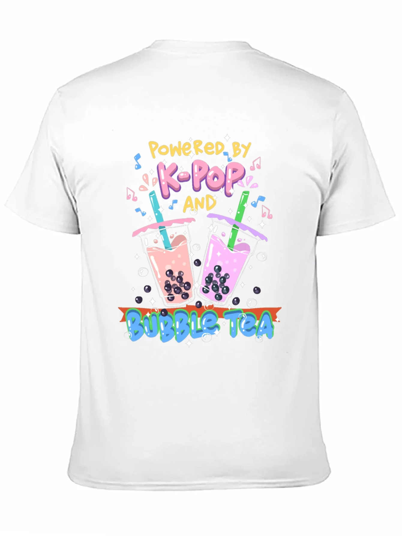 K-Pop and Bubble Tea Graphic T-Shirt