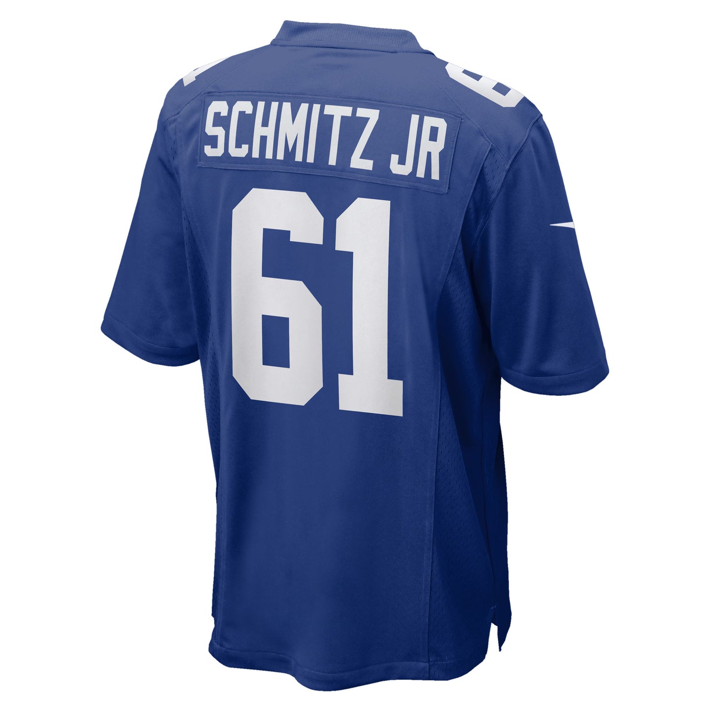 New York Giants John Michael Schmitz Jr. Royal Team Game Jersey