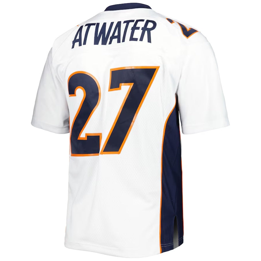 D.Broncos #27 Steve Atwater Legacy Replica Jersey - White American Football Jerseys