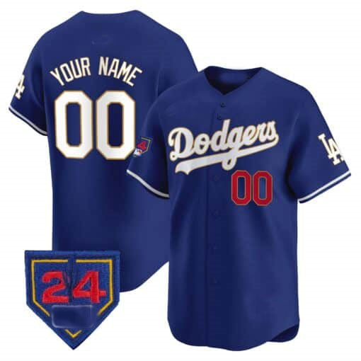 Custom Los Angeles Dodgers 2024 Spring Training Patch Vapor Premier Limited All Stitched Baseball Jersey