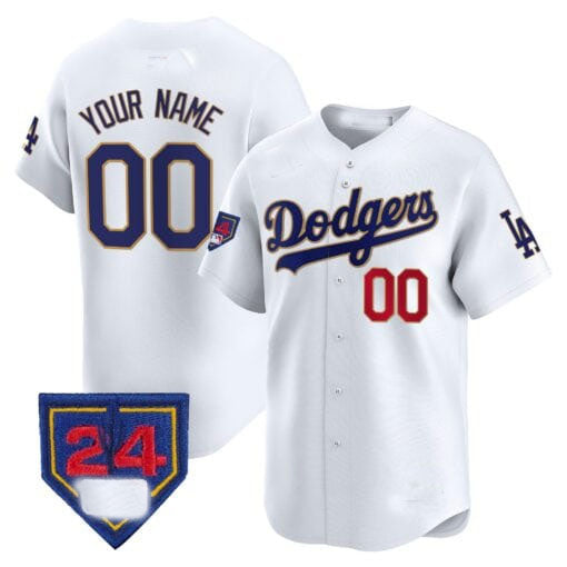 Custom Los Angeles Dodgers 2024 Spring Training Patch Vapor Premier Limited All Stitched Baseball Jersey