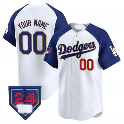 Custom Los Angeles Dodgers 2024 Spring Training Patch Vapor Premier Limited All Stitched Baseball Jersey