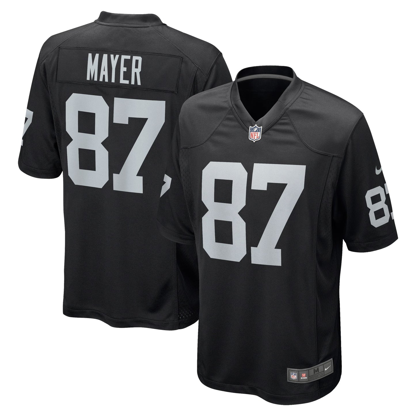 Las Vegas Raiders Michael Mayer Black Game Jersey