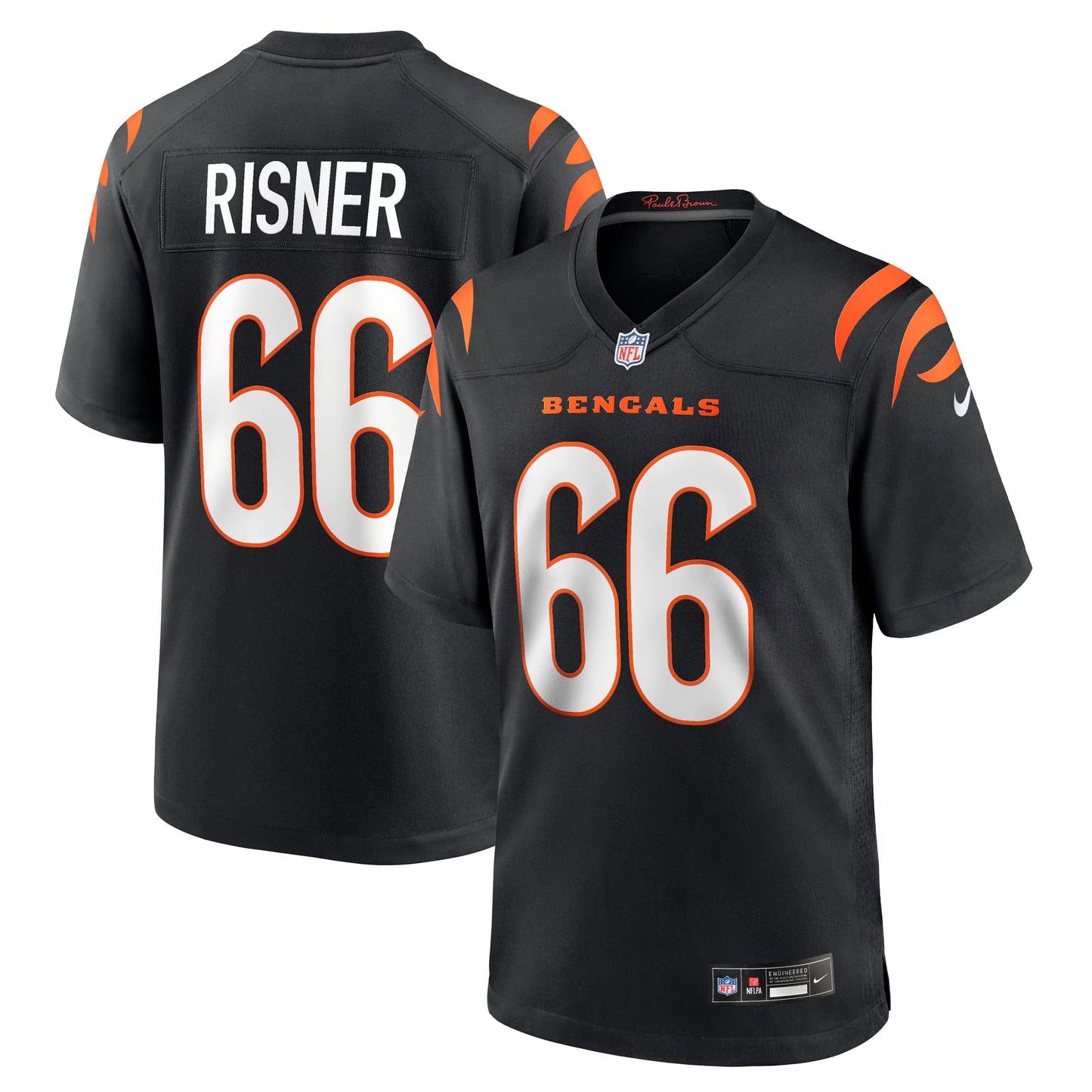 Cincinnati Bengals Dalton Risner Black Team Game Jersey