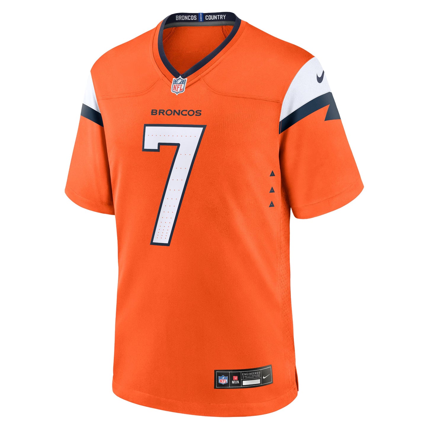 Denver Broncos John Elway Orange Mile High Collection Retired Player Game Jersey
