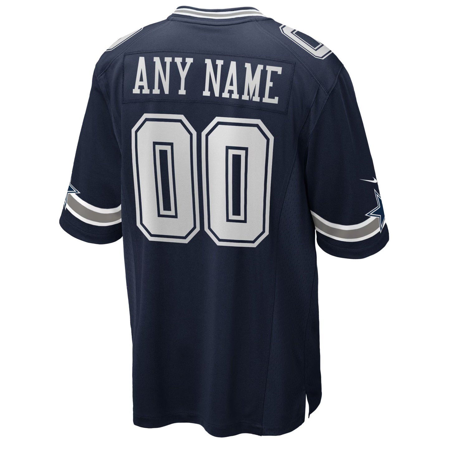 Dallas Cowboys Navy Custom Game Jersey