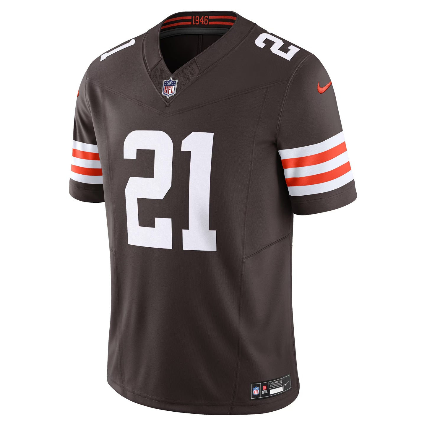 Cleveland Browns Denzel Ward Brown Vapor F.U.S.E. Limited Jersey