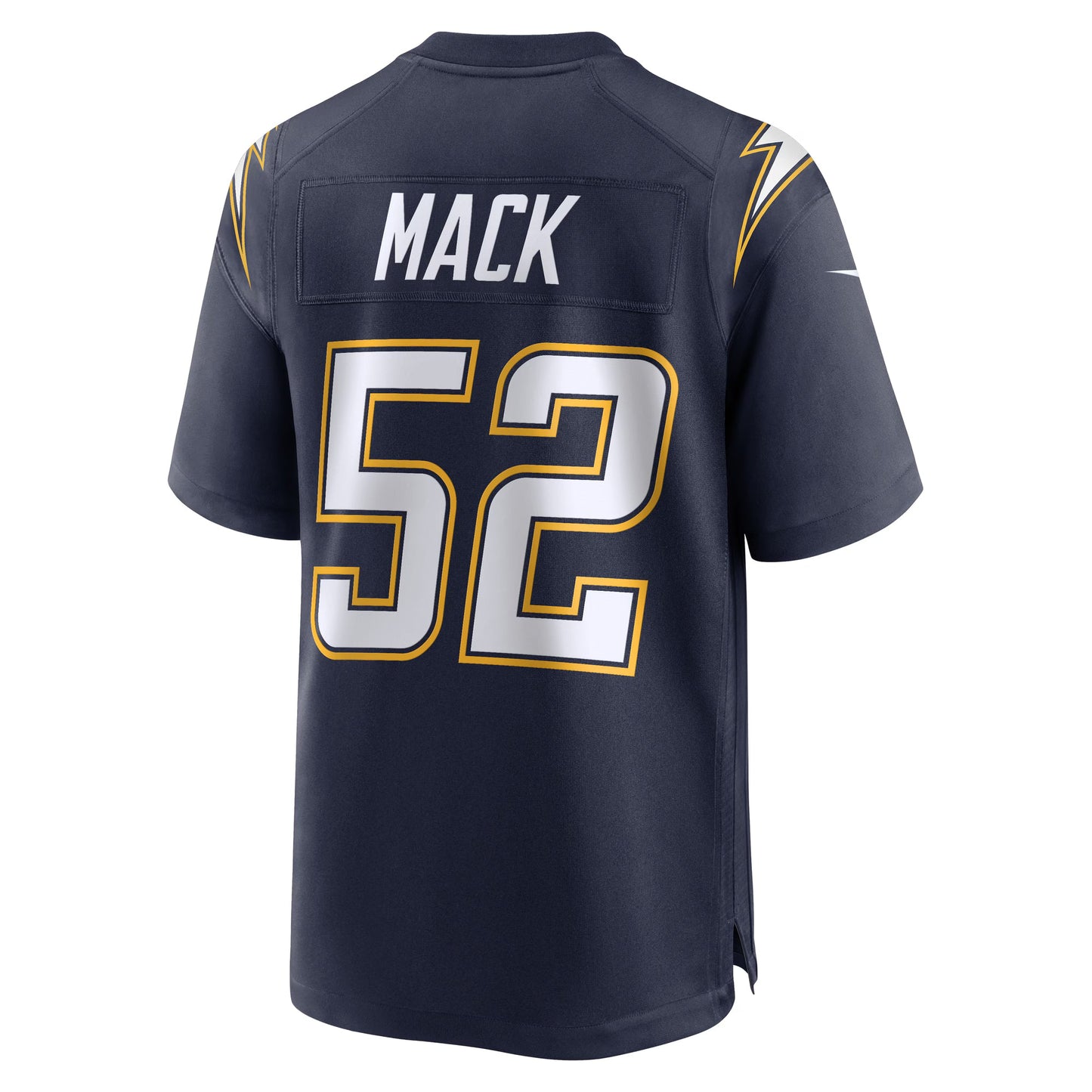 Los Angeles Chargers Khalil Mack Navy Alternate Super Chargers Game Player Jersey