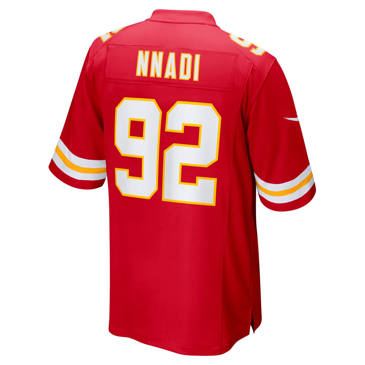 Kansas City Chiefs Derrick Nnadi Red Team Game Jersey