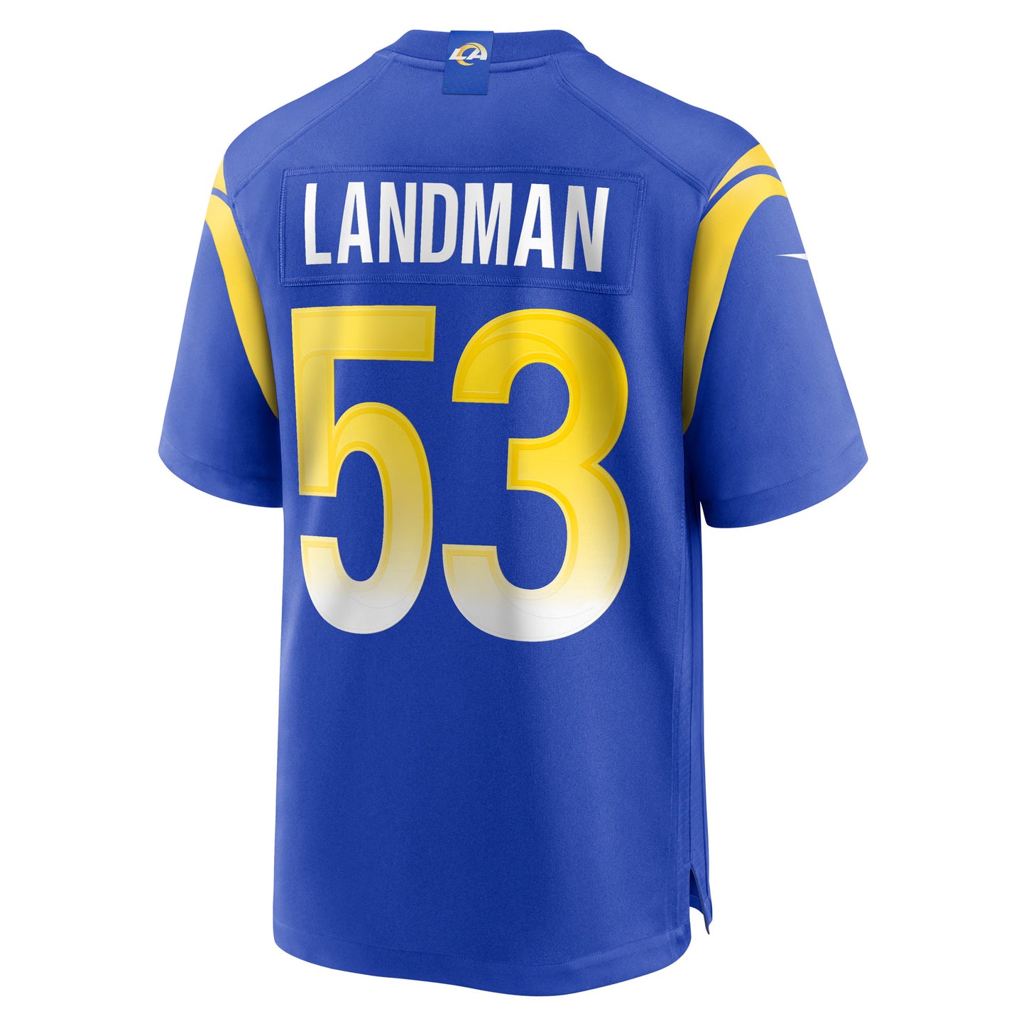 Los Angeles Rams Nate Landman Royal Team Game Jersey