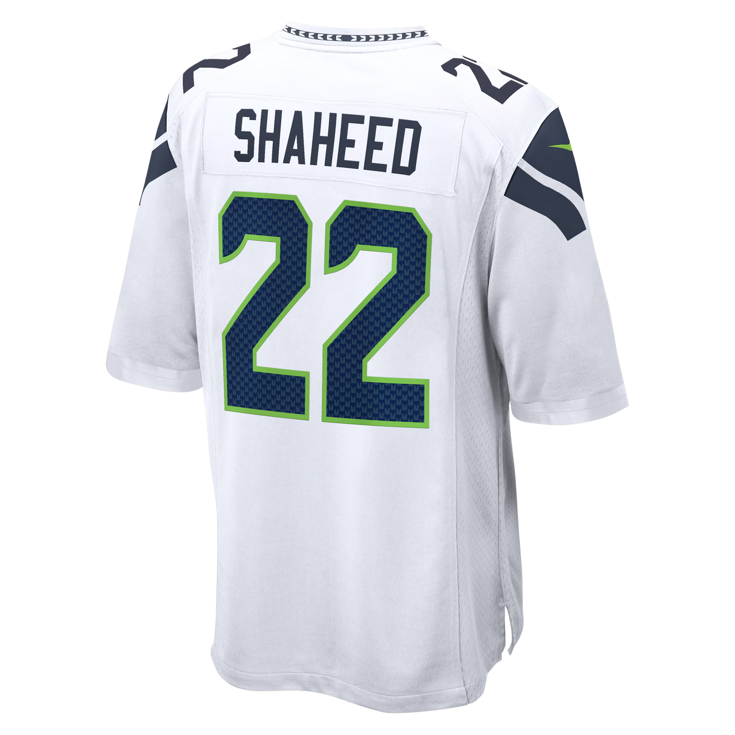Seattle Seahawks Rashid Shaheed White Game Jersey