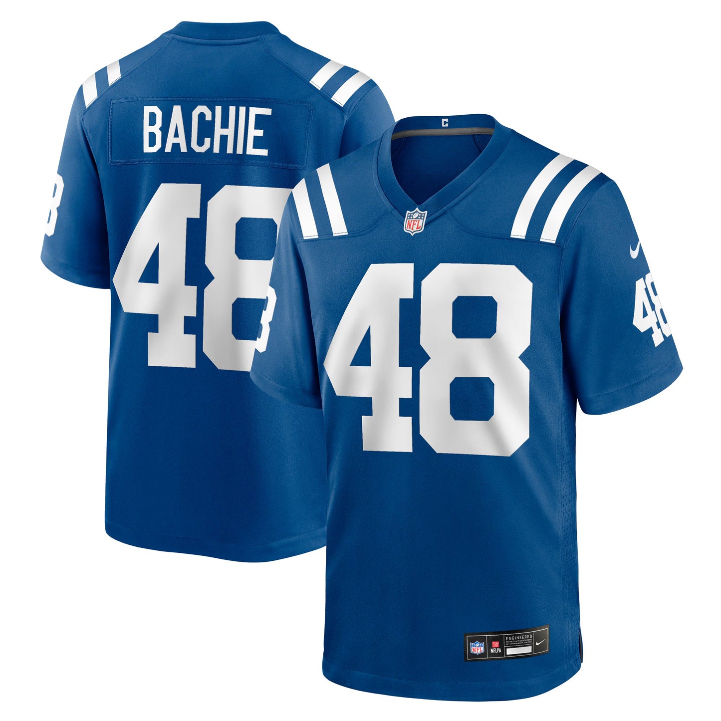 Indianapolis Colts Joe Bachie Royal Team Game Jersey