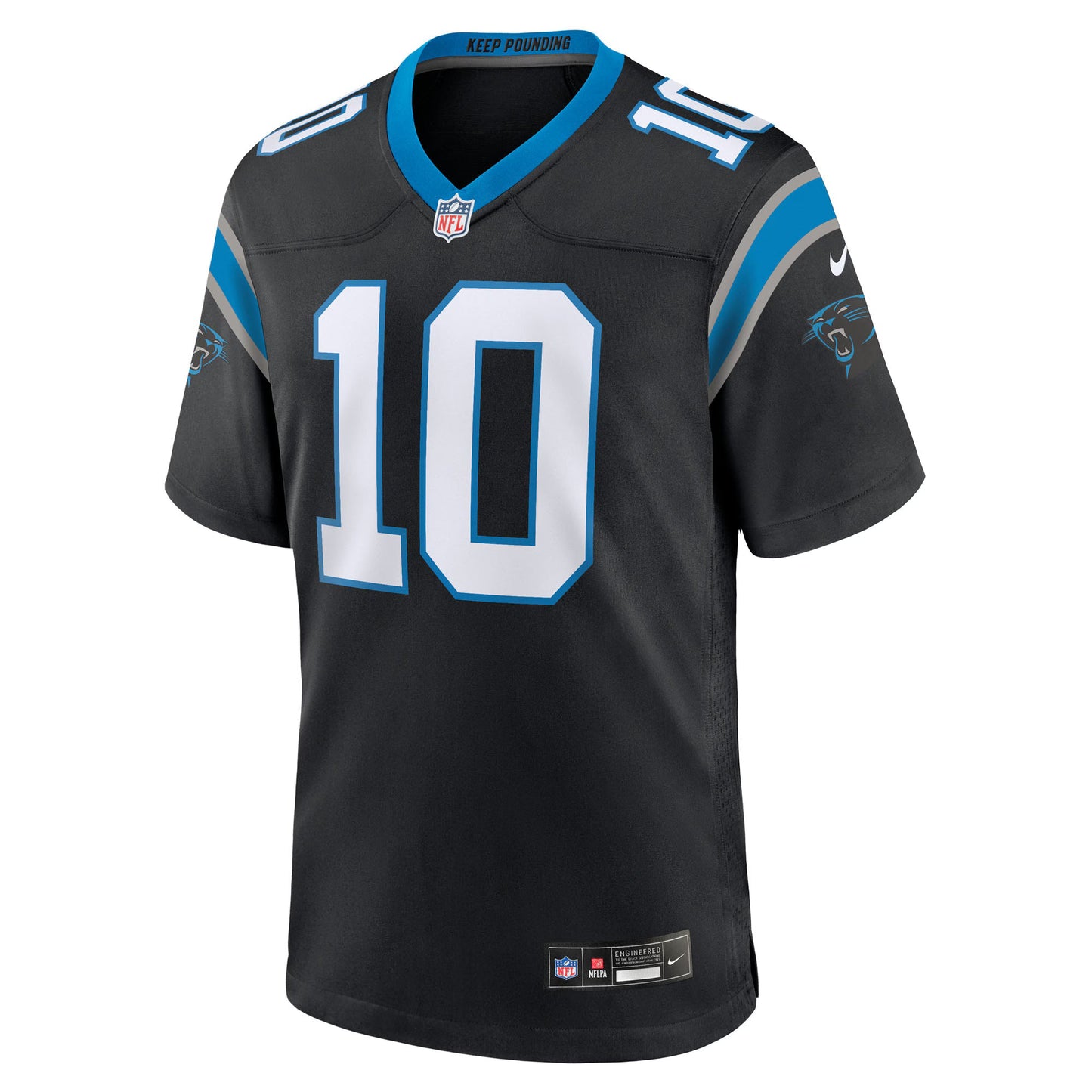 Carolina Panthers Ryan Fitzgerald Black Team Game Jersey
