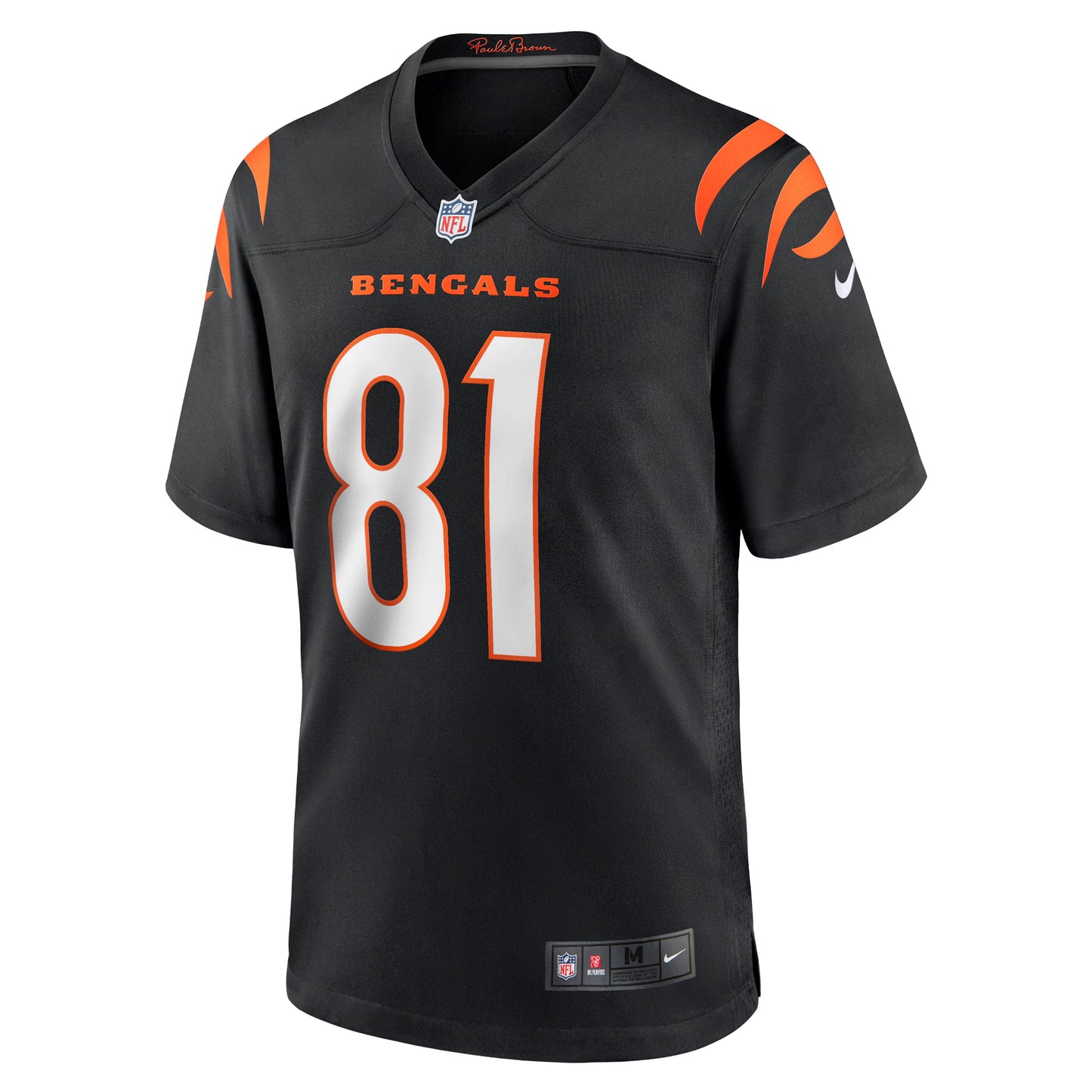 Cincinnati Bengals Jermaine Burton Black Game Jersey