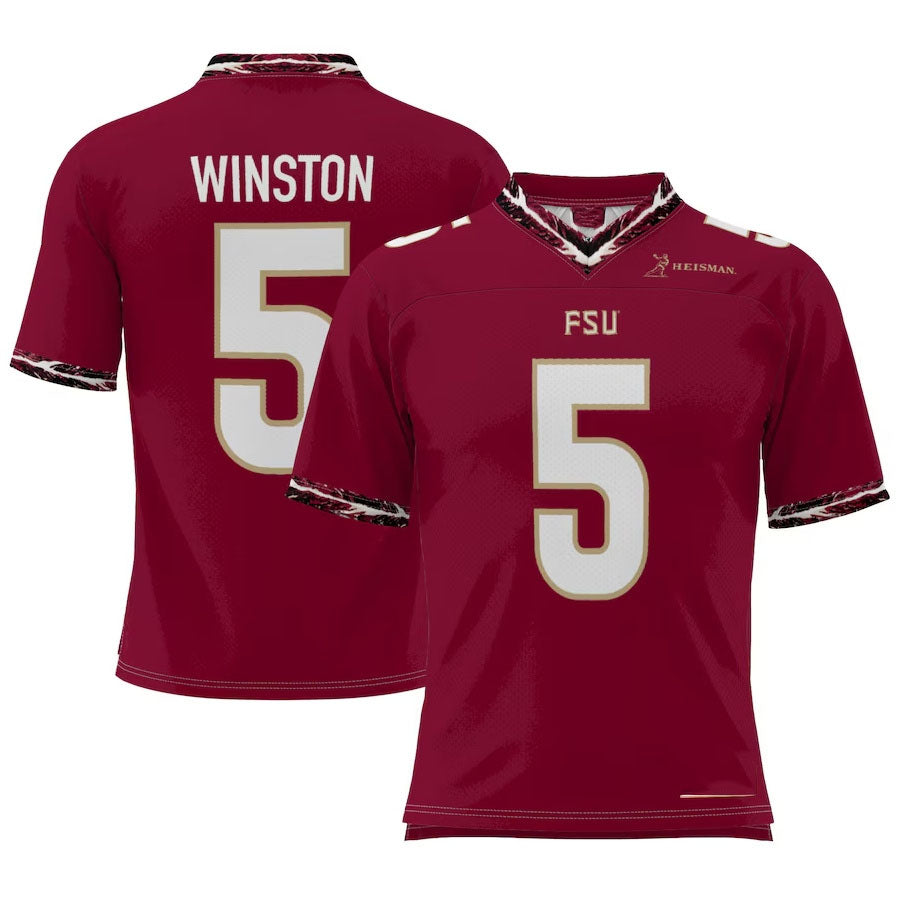 F.State Seminoles #5 Jameis Winston GameDay Greats Heisman Football Jersey Garnet American College Jerseys