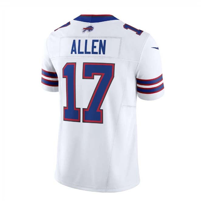B.Bills #17 Josh Allen White Vapor F.U.S.E. Limited JerseyHome American Football Jerseys