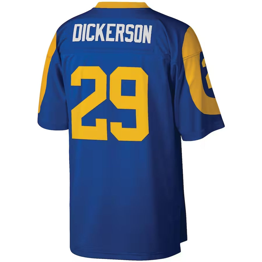 LA.Rams #29 Eric Dickerson Legacy Replica Jersey - Royal Stitched American Football Jersey
