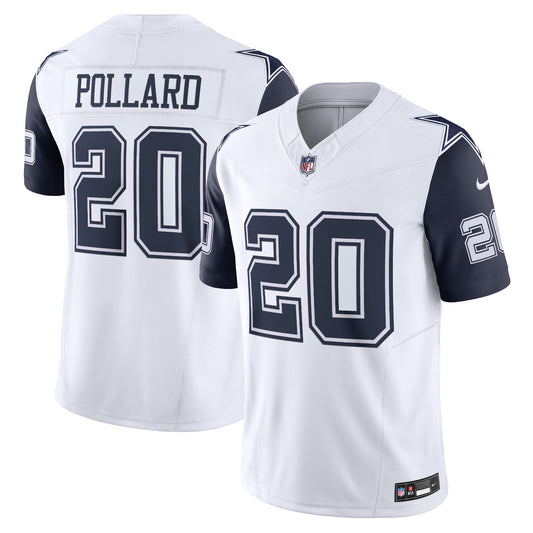 Mens Dallas Cowboys Tony Pollard White Vapor F.U.S.E. Limited Jersey