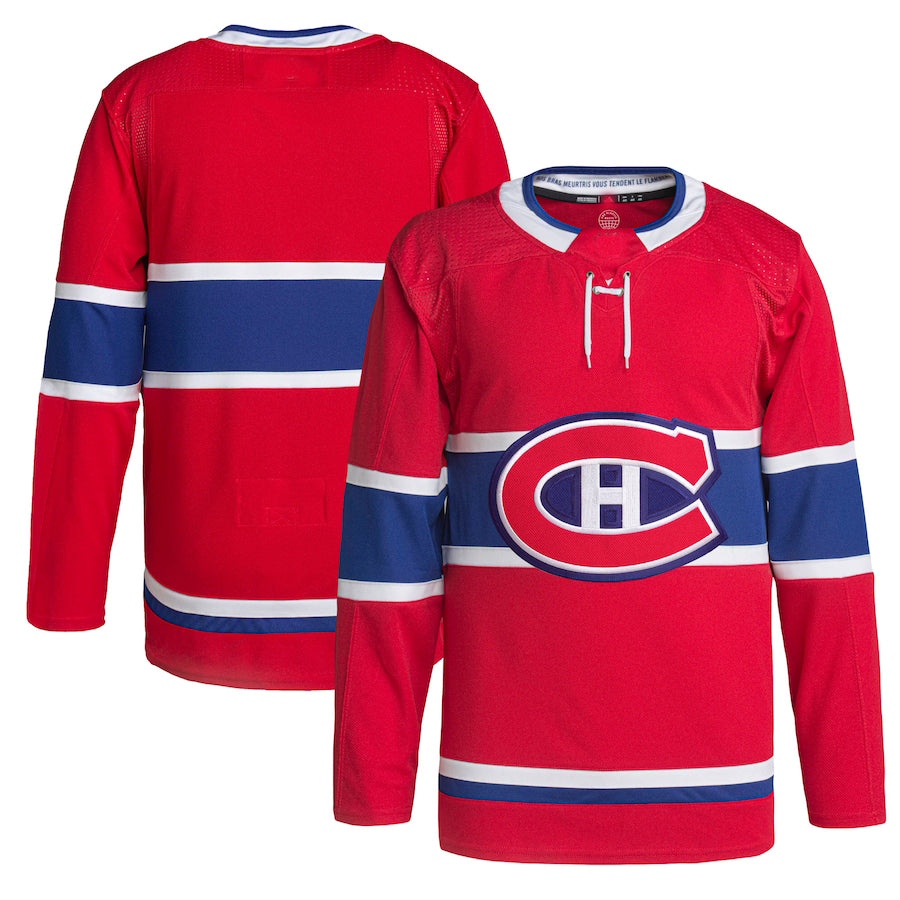 M.Canadiens Home Primegreen  Pro Jersey Red Stitched American Hockey Jerseys